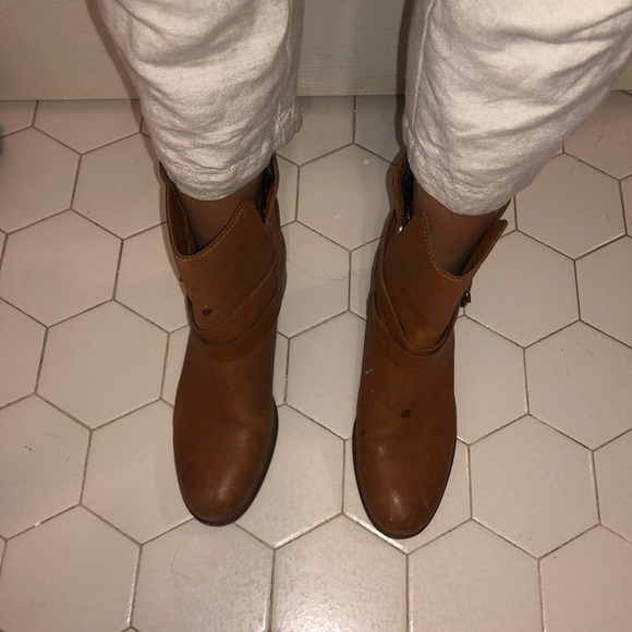Madewell camel leather booties - Picture 2 of 5